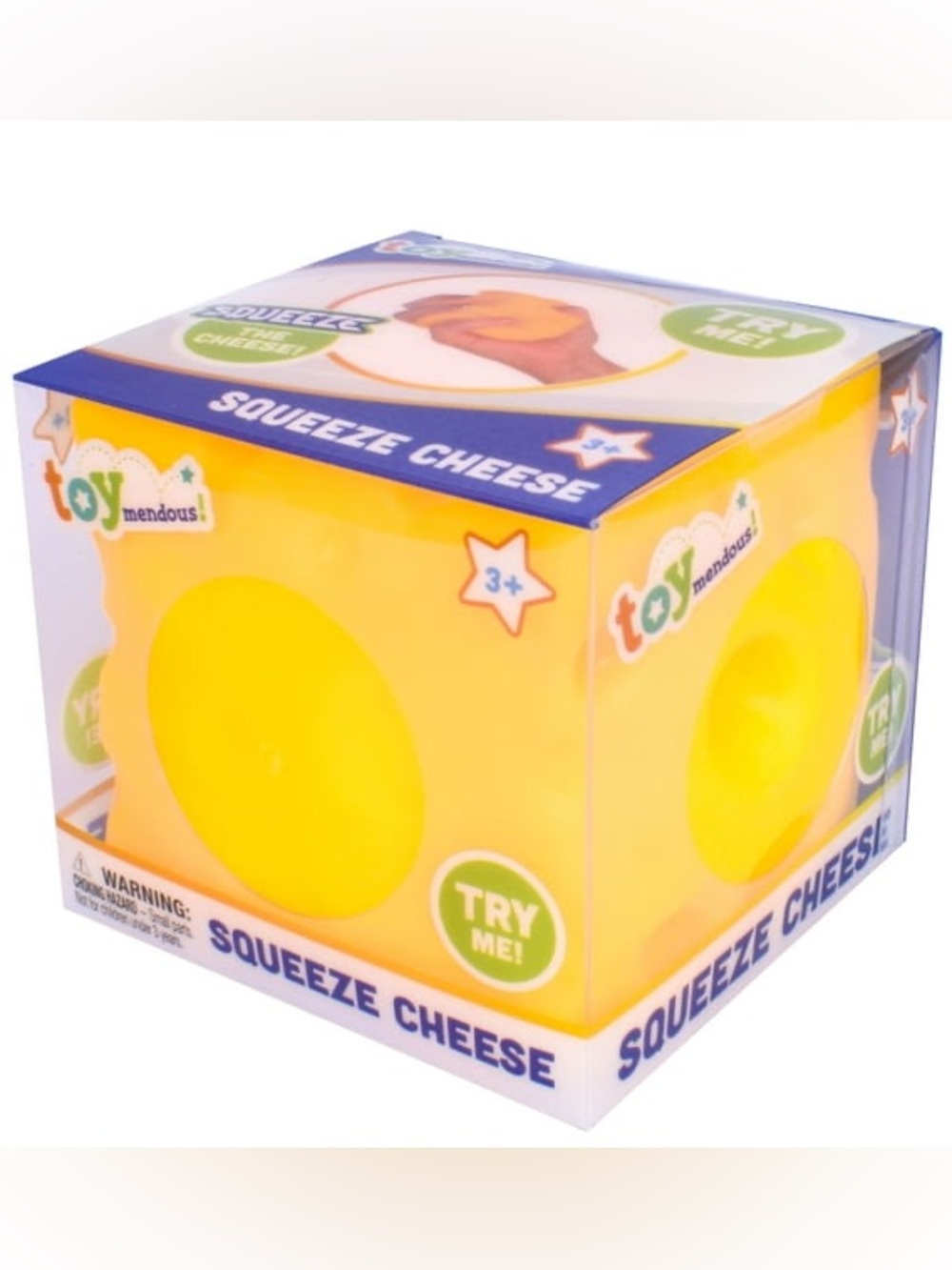Toymendous Squeeze Cheese, Squishy Stress Toy